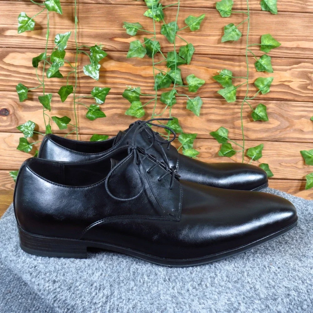Perry Ellis Portfolio 1835570 Mens Dress Shoes Size 11.5 Formal‎ Business Black